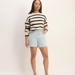 Everlane A-line Denim Shorts